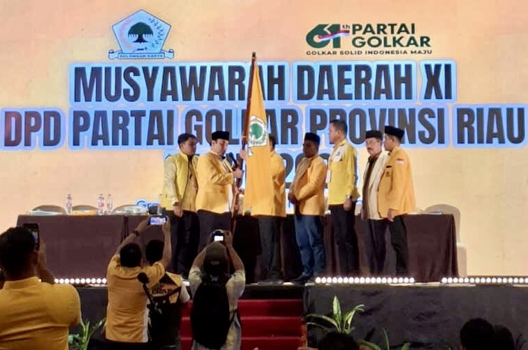 Pelantikan Pengurus Golkar Riau Menanti Jadwal Ketua Umum Bahlil Lahadalia