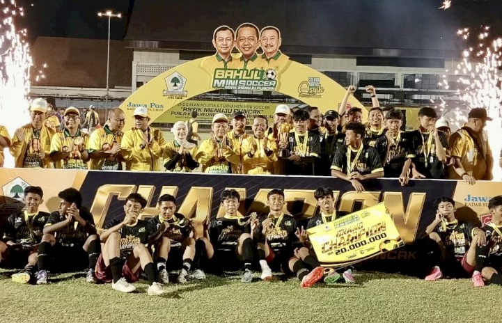 Turnamen Mini Soccer Bahlil Catat Rekor MURI, Diikuti 176 Tim Pelajar