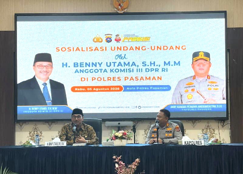 Benny Utama Tekankan Profesionalisme Polres Pasaman dalam Penerapan KUHP Baru