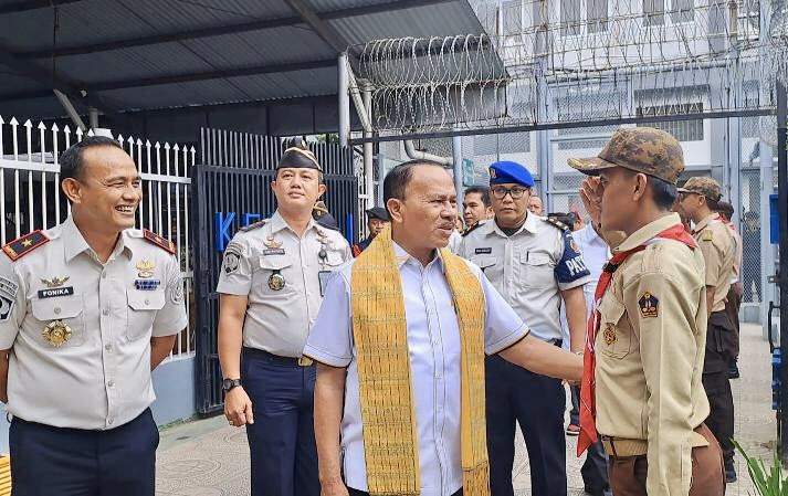 Kunjungi Lapas Kelas I Medan, Maruli Siahaan Minta Kapasitas Hunian Dinormalkan