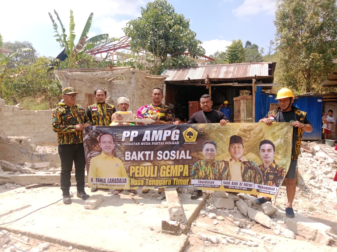 Relawan Bencana PP AMPG Turun Langsung ke Penyintas Terdampak Gempa Bumi NTT