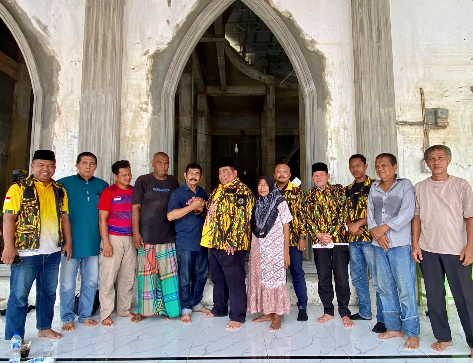 PP AMPG Bantu Penyelesaian Pembangunan Masjid Raya Sungai Liput Aceh Tamiang